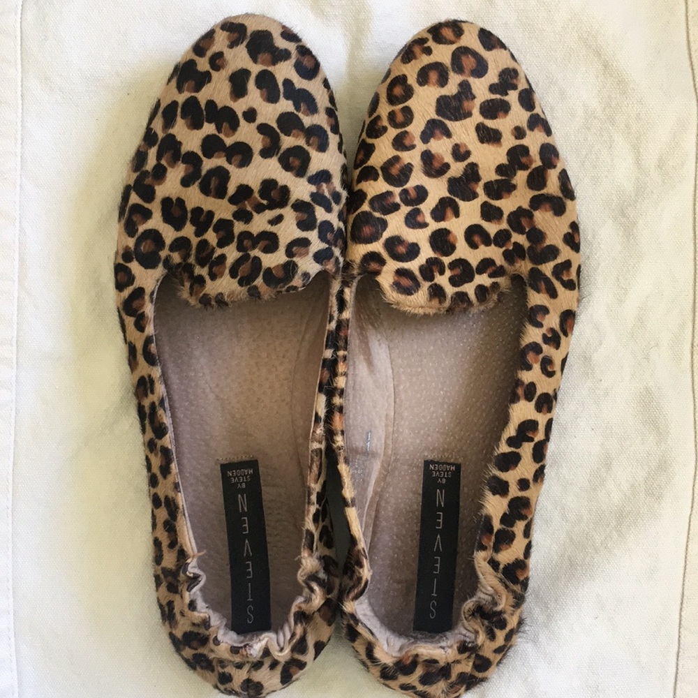 Steve Madden Leopard Loafer Flats
